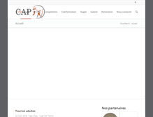 Tablet Screenshot of captennis.com